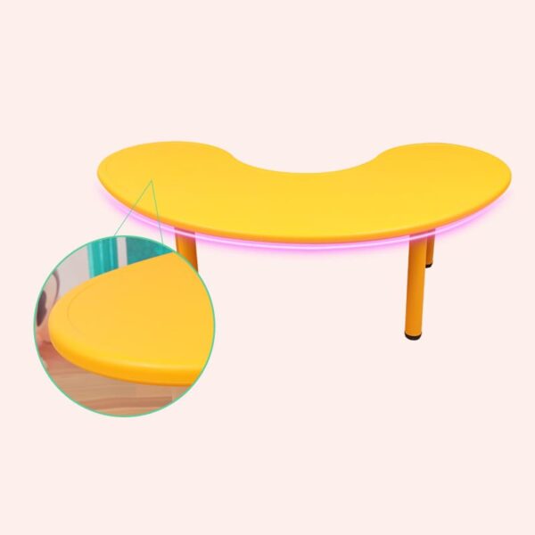 Moon Shape Kindergarten Table Home Crest